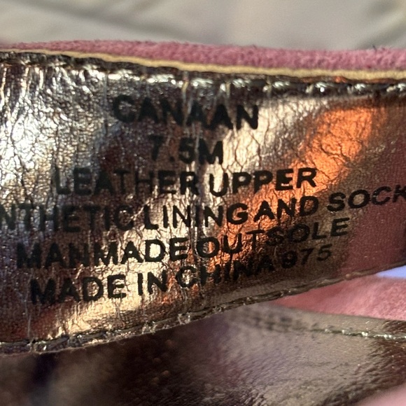 Steve Madden Mauve “CANAAN” Strappy Block Heel Suede Sandals Size 7.5 - Picture 7 of 8